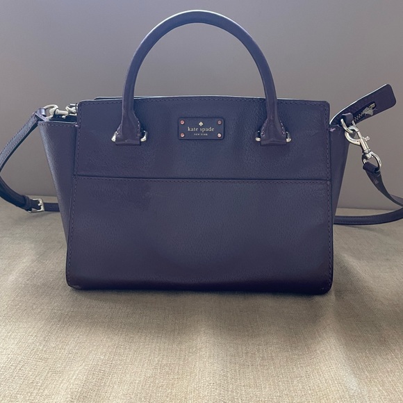 Kate Spade Caley Grove Street Satchel Crossbody in Plum - Picture 1 of 5